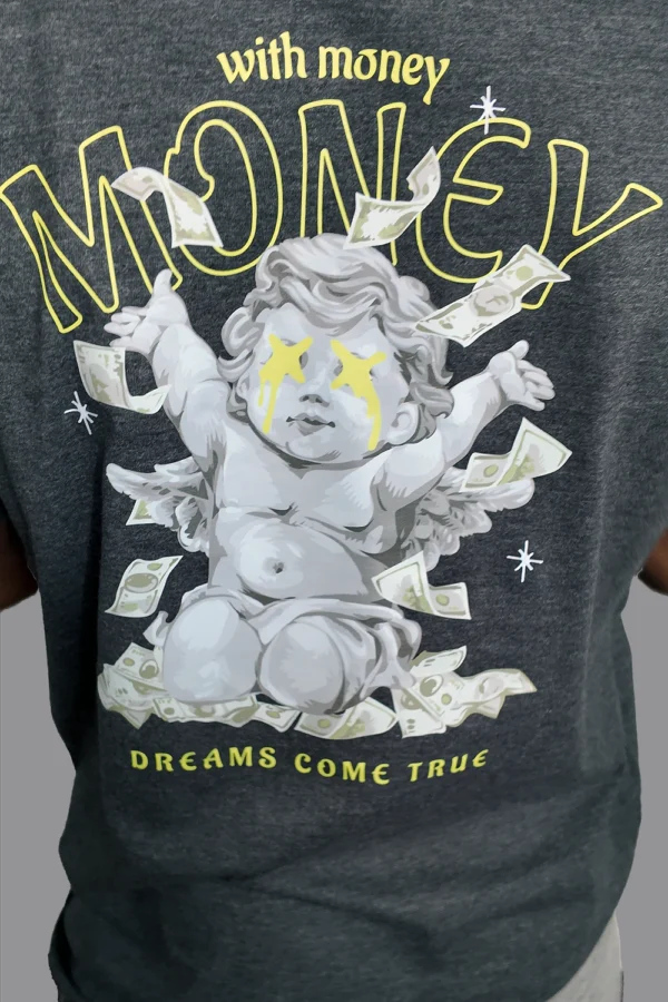 Money Glitch Graphic T-Shirt - Image 2